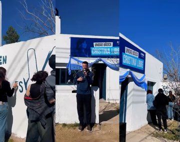 El mensaje de CFK a militantes al inaugurar una unidad básica en Bahía Blanca