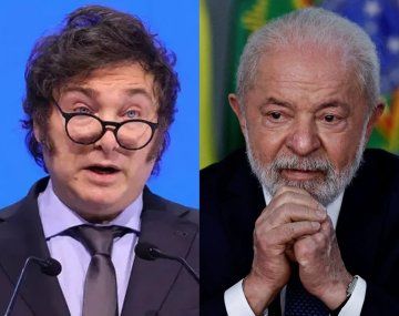 Javier Milei y Lula Da Silva