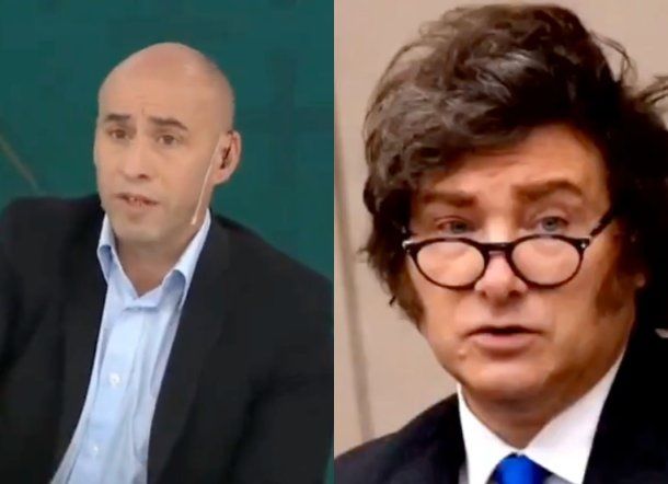 Javier Milei se cruzó con todo con Esteban Trebucq por Manuel Adorni.