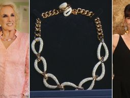 mirtha legrand, desafiada por juana viale para que done el collar que le regalo moyano mirtha legrand, desafiada por juana viale para que done el collar que le regalo moyano