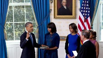 obama juro el cargo para un segundo mandato en los ee.uu obama juro el cargo para un segundo mandato en los ee.uu