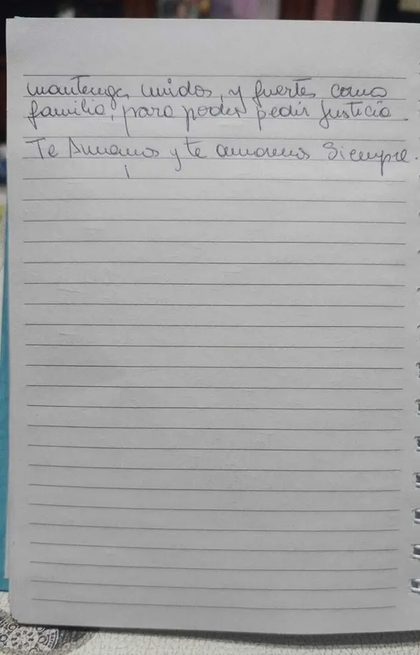 La carta de la abuela de Agostina Vega La carta de la abuela de Agostina Vega