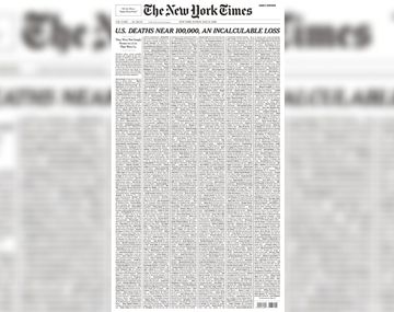 Estados Unidos: la tapa del domingo 24 de The New York Times