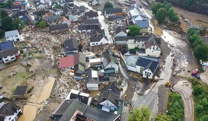 Inundación en Alemania y Bélgica: ya son 156 los muertos