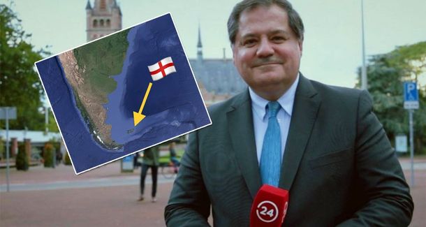Periodista chileno quiso hacer un chiste sobre el Mundial haciendo referencia a las Malvinas.