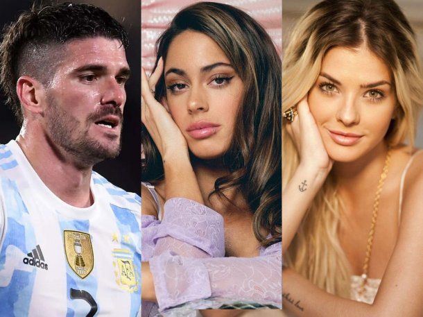 Afirman que Rodrigo De Paul se mensajeaba con Tini Stoessel y la China Suárez al mismo tiempo