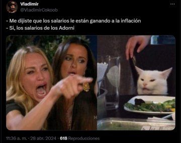 Milei dijo que los salarios han empezado a ganarle a la inflación y llovieron memes
