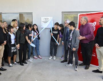Julio Zamora inauguró la puesta en valor de la Escuela Secundaria N° 39 de Rincón de Milberg