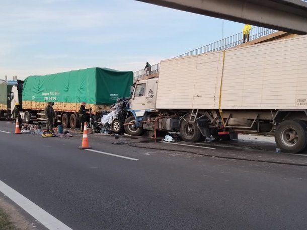 Fuerte choque en la Panamericana: hay un muerto y caos de tránsito