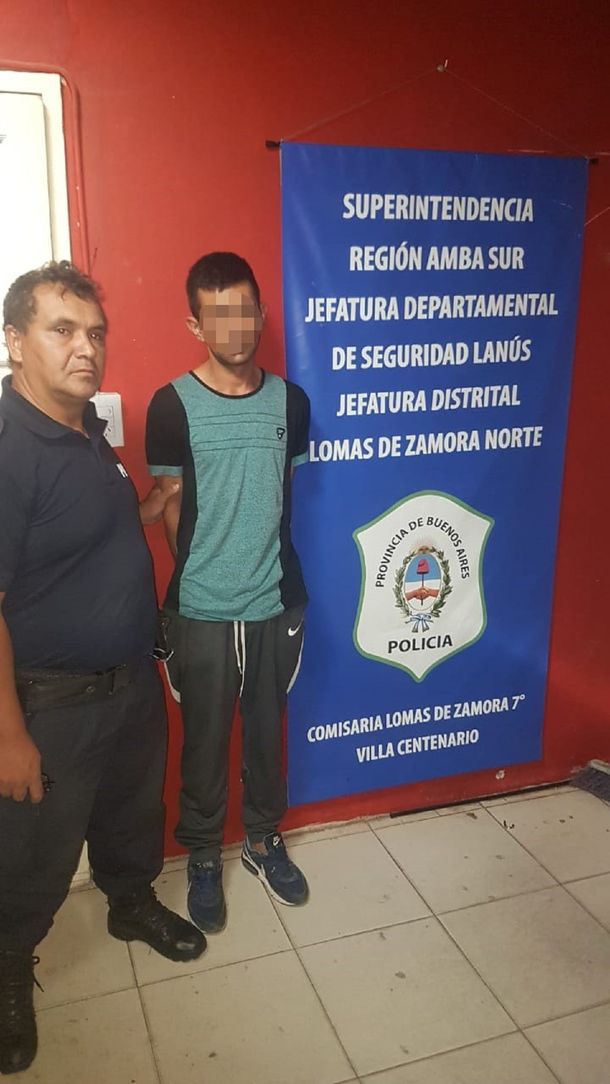 Detuvieron a un sospechoso por balear en la cabeza a un joven en Lomas de Zamora