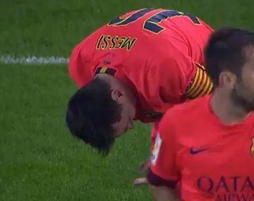 El hincha agresor a Messi