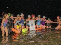 Desafío al frío: nadaron en el Canal de Beagle para darle la bienvenida al invierno