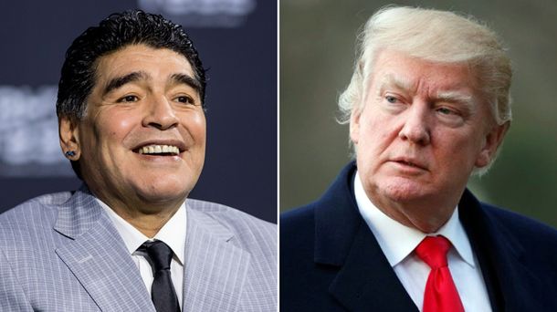 Maradona le dijo chirolita a Trump y se quedó sin visa