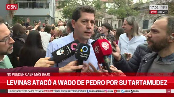 Wado de Pedro sobre los dichos de Levinas: Hay que tener más responsabilidad