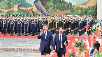 El presidente Luis Lacalle Pou y su par de China, Xi Jinping. El presidente Luis Lacalle Pou y su par de China, Xi Jinping.
