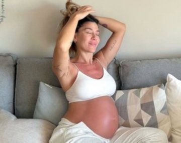 La imagen subida de todo de Jimena Barón a días de dar a luz a su segundo hijo