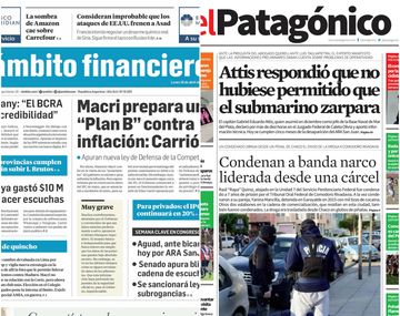 Tapas de diarios del lunes 16 de abril de 2018