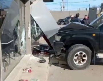 Impactante choque en San Justo