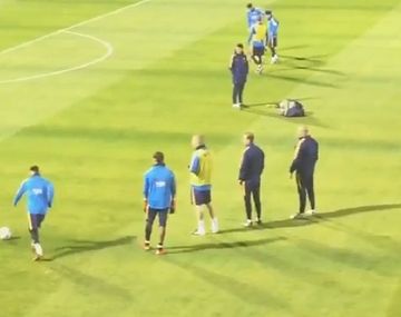 Tiembla River: mirá lo que hizo Messi en su primera práctica en Japón