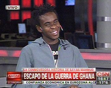 La historia del ghanés que escapó de la guerra y sueña con jugar para Argentina