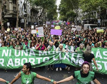 Congreso: masiva marcha por el 8M - Día Internacional de la Mujer