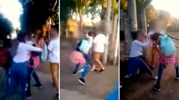 VIDEO: La brutal pelea entre dos chicas en Punta Alta