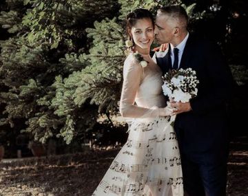 Eros Ramazzotti se casó con una joven de 24 años