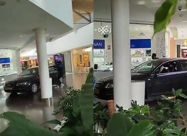 Robo en un shopping de Madrid.