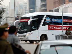 la llegada de la seleccion argentina a santiago de chile la llegada de la seleccion argentina a santiago de chile