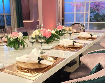 Así será la nueva mesaza de Mirtha Legrand