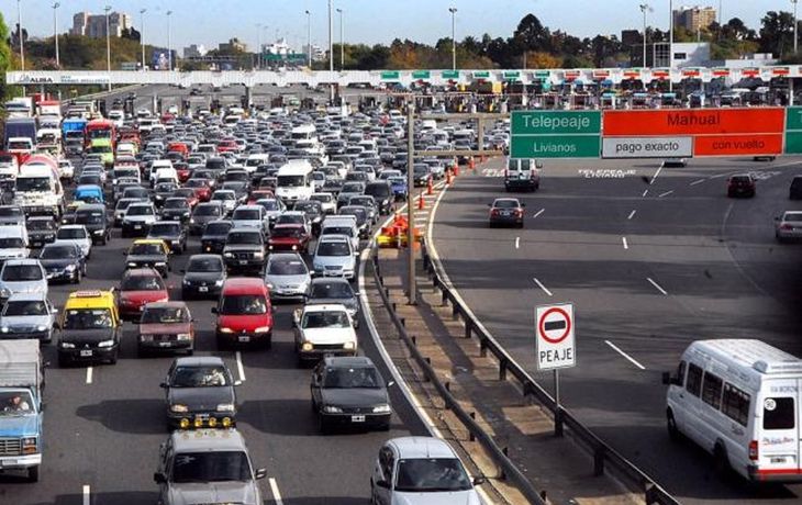 La Autopista Illia, que comunica la Ciudad con el norte del Conurbano bonaerense
