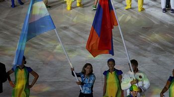 paula pareto, la abandera argentina en el cierre de rio 2016 paula pareto, la abandera argentina en el cierre de rio 2016