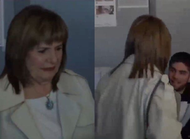 Patricia Bullrich votando. Patricia Bullrich votando.