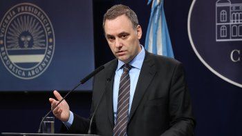 Manuel Adorni, vocero presidencial. Manuel Adorni, vocero presidencial.