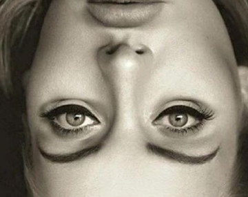 Mirá la increíble foto de Adele que juega con la ilusión óptica