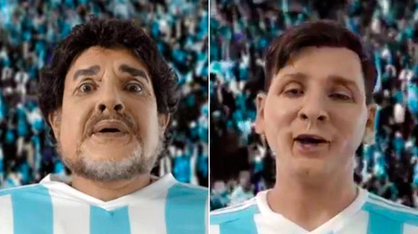 Gran imitación de Martín Bossi: Maradona y Messi, de cara al balotaje