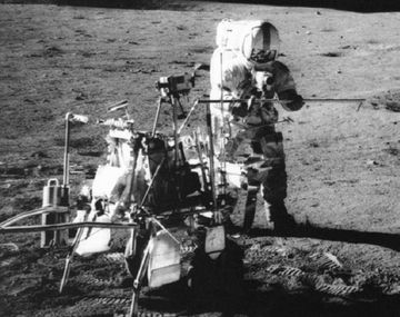 Encontraron las pelotas de golf que tiró el astronauta Alan Shepard en la Luna