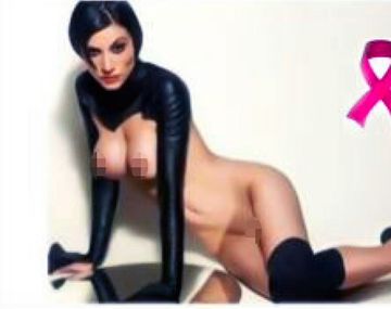 Natacha Jaitt realizó un desnudo por una buena causa