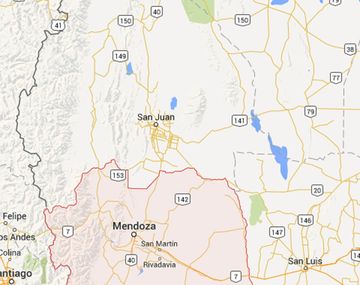 Fuerte temblor en  Mendoza y San Juan