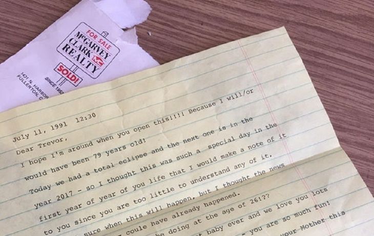 La carta que le escribió su abuela hace 26 años y se volvió viral