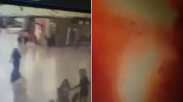 Así se inmolaba uno de los atacantes en el aeropuerto de Estambul