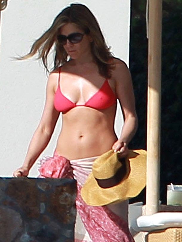 Aniston cambió el frío por el cabo