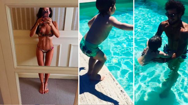 El reencuentro de Daniel Osvaldo y Morrison, y la selfie hot de Jimena Barón