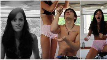 julian serrano y oriana sabatini: polemico video jugando con un preservativo julian serrano y oriana sabatini: polemico video jugando con un preservativo