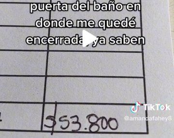 La exorbitante cifra que le cobraron a una joven que se quedó encerrada durante el fin de semana largo de Carnaval