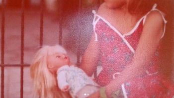 Pampita, a los tres años Pampita, a los tres años