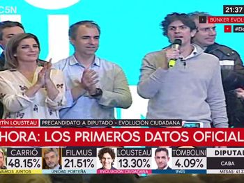 Lousteau: Felicito a Carrió por su extraordinario resultado