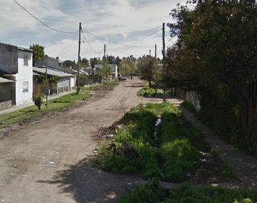 Una esquina del barrio Santa Rosa, en Florencio Varela, cerca de donde se produjo el episodio