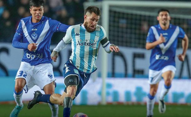 Liga Profesional de Fútbol: Racing venció a un Vélez que se hunde en la tabla