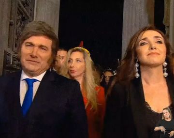La reacción de Victoria Villarruel al cruzarse con Javier Milei en la Asamblea